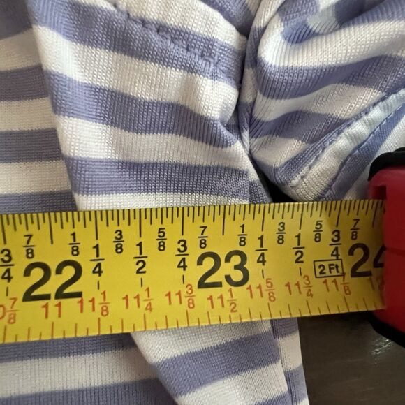 Peter Millar Summer Comfort Golf Polo Shirt Blue Stripe Men’s L - Picture 4 of 5